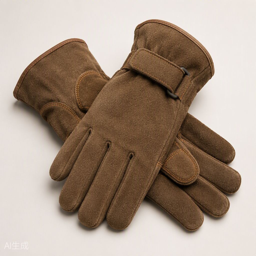 Leather Palm Work Gloves Heat Resistant