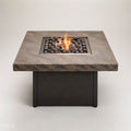 Outdoor Propane Fire Pit Table 28 inch Square