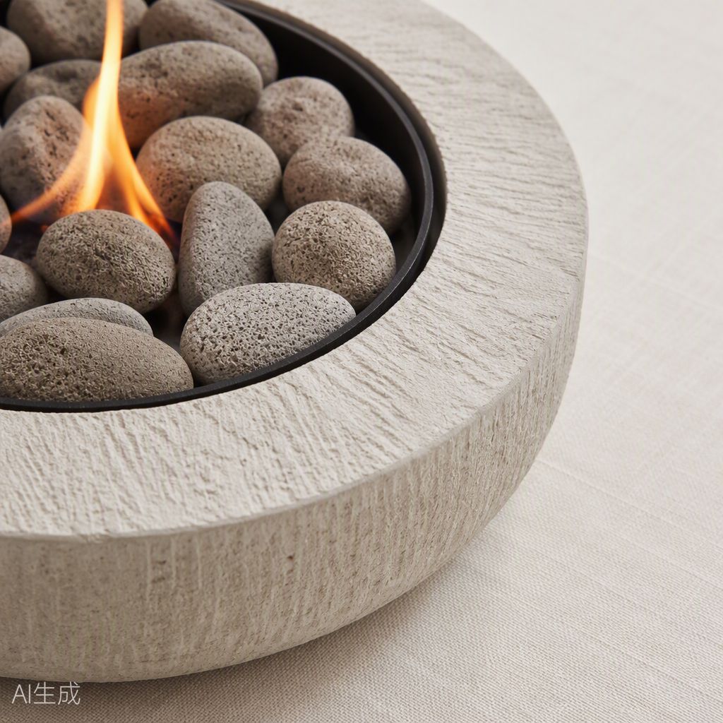 Outdoor Propane Fire Pit Table 28 inch Square