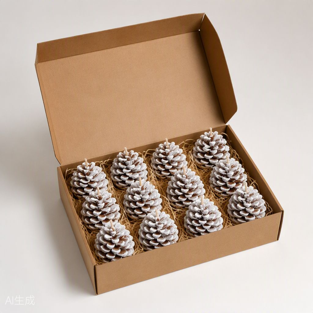 Pine Cone Fire Starters Hand-Dipped Box of 12
