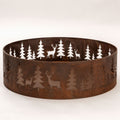 Steel Camp Fire Ring 36 inch Diameter