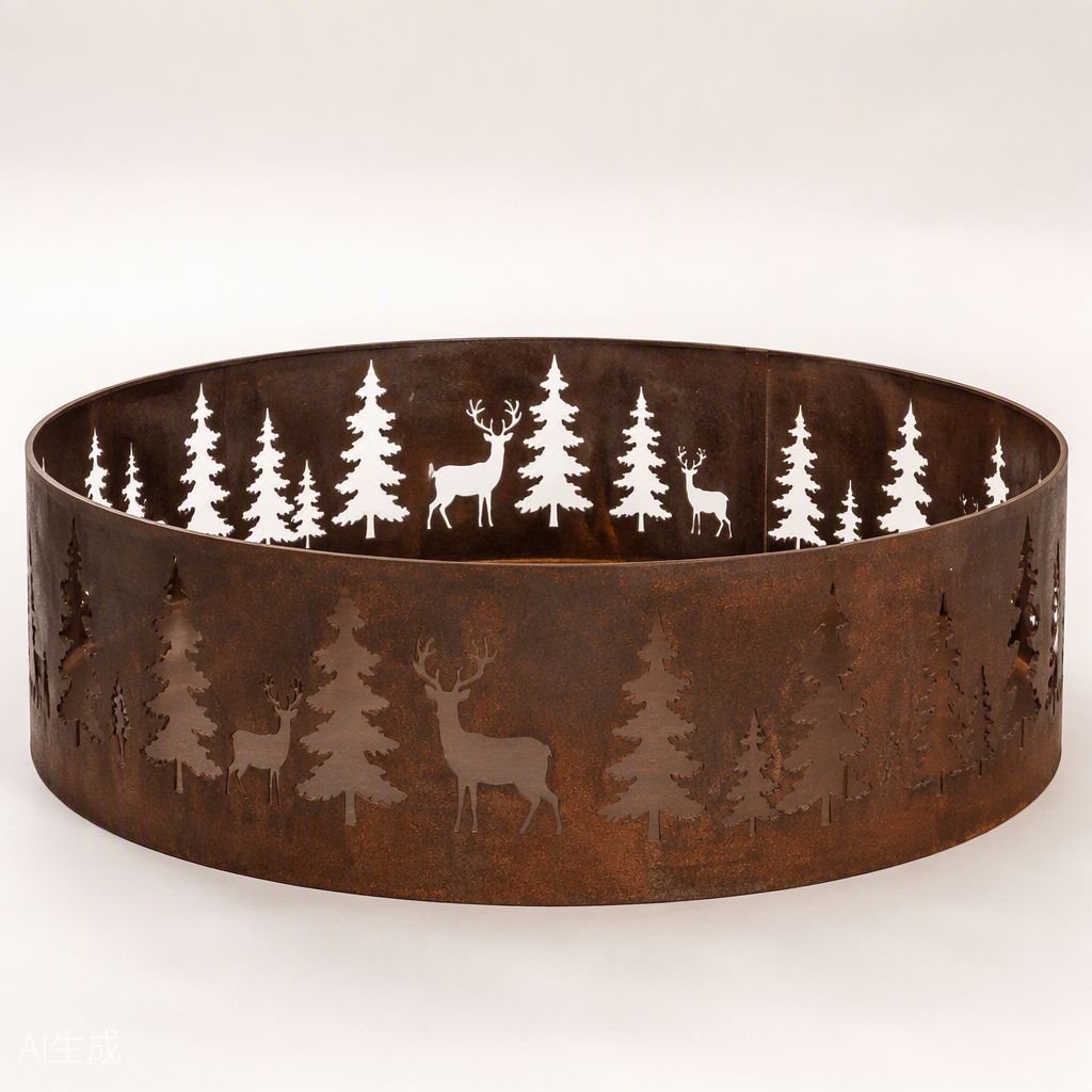 Steel Camp Fire Ring 36 inch Diameter