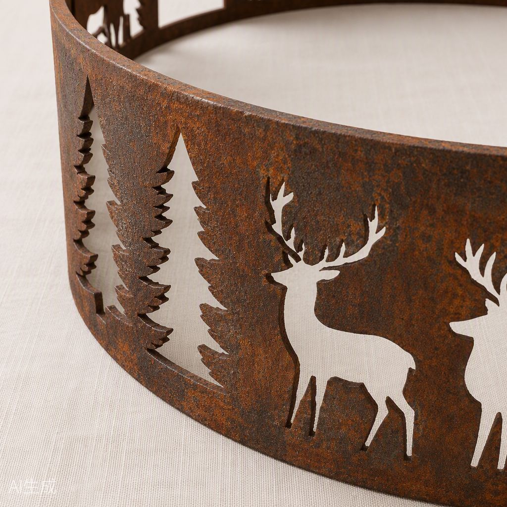 Steel Camp Fire Ring 36 inch Diameter